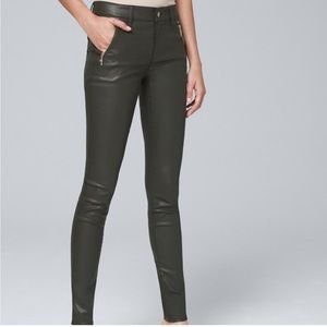 White House Black Market - Mid Rise Coated Skinny